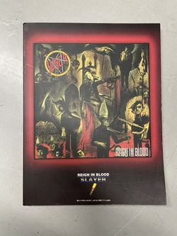 SLAYER REIGN IN BLOOD “BAND SCORE”  BOOK FROM JAPAN 
