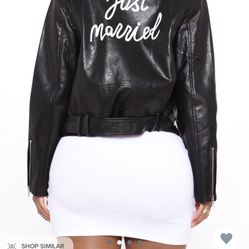 Just Married Leather Jacket 
