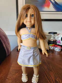 American Girl Emily Bennett 18" Doll Red Hair Blue Eyes Pleasant Company