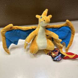 New Mega Charizard Y Pokemon Plush