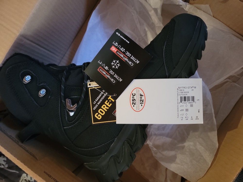 New Salomon Nytro Gtx Winter Shoe Mens Size