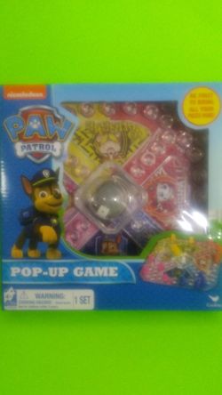 PAW PATROL POP -UP GAME