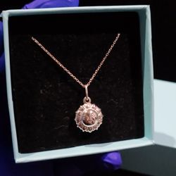 Custom 3D Printed 925 Sterling Silver Sun🌞 with chain