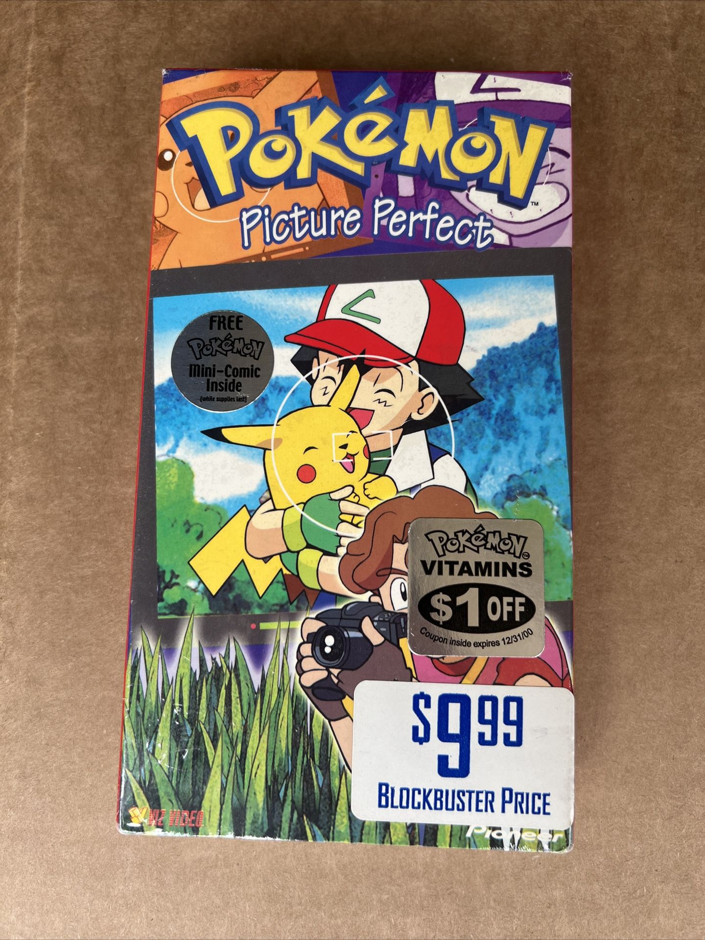 SEALED 1998 Pokemon Picture Perfect VHS With Mini Comic 