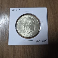 1971 Silver Ike Dollar
