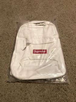 Supreme Canvas Backpack White FW2020