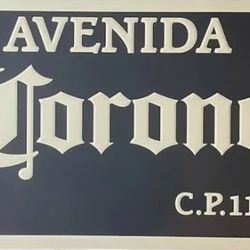 Corona sign Tin $40 Firm On Price