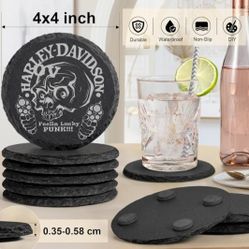 Harley Slate Coaster Set Of 2 