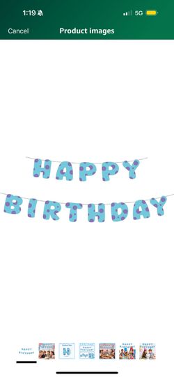 Monsters Inc Birthday Banner