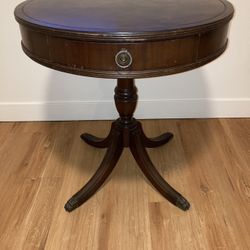 Vintage Imperial Clawfoot Accent Table 