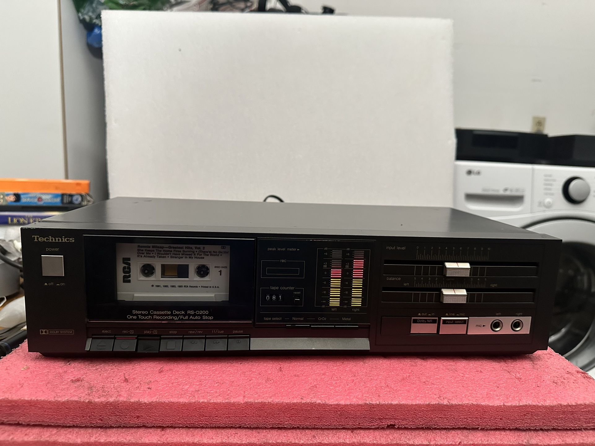 Vintage Technics RS-D200 Stereo Cassette Deck