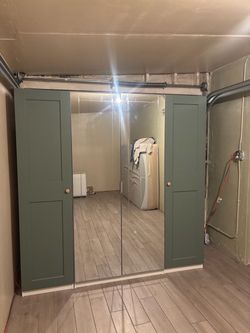 IKEA PAX Custom Wardrobe / Closet System – Mirrors + Drawers