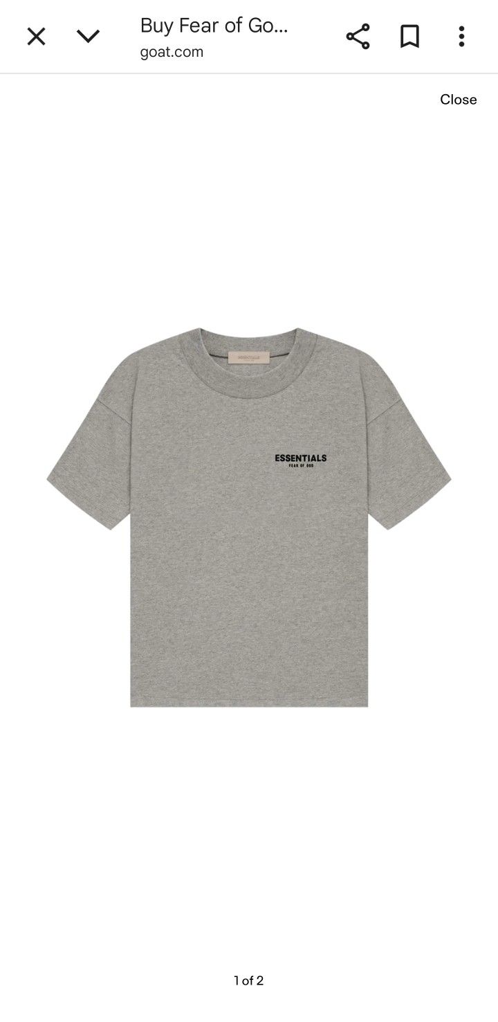 Essentials Fear Of God Tee