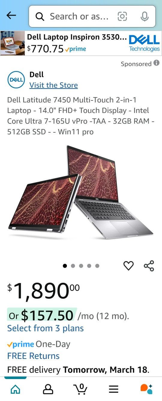 Dell Latitude 7450 Laptop