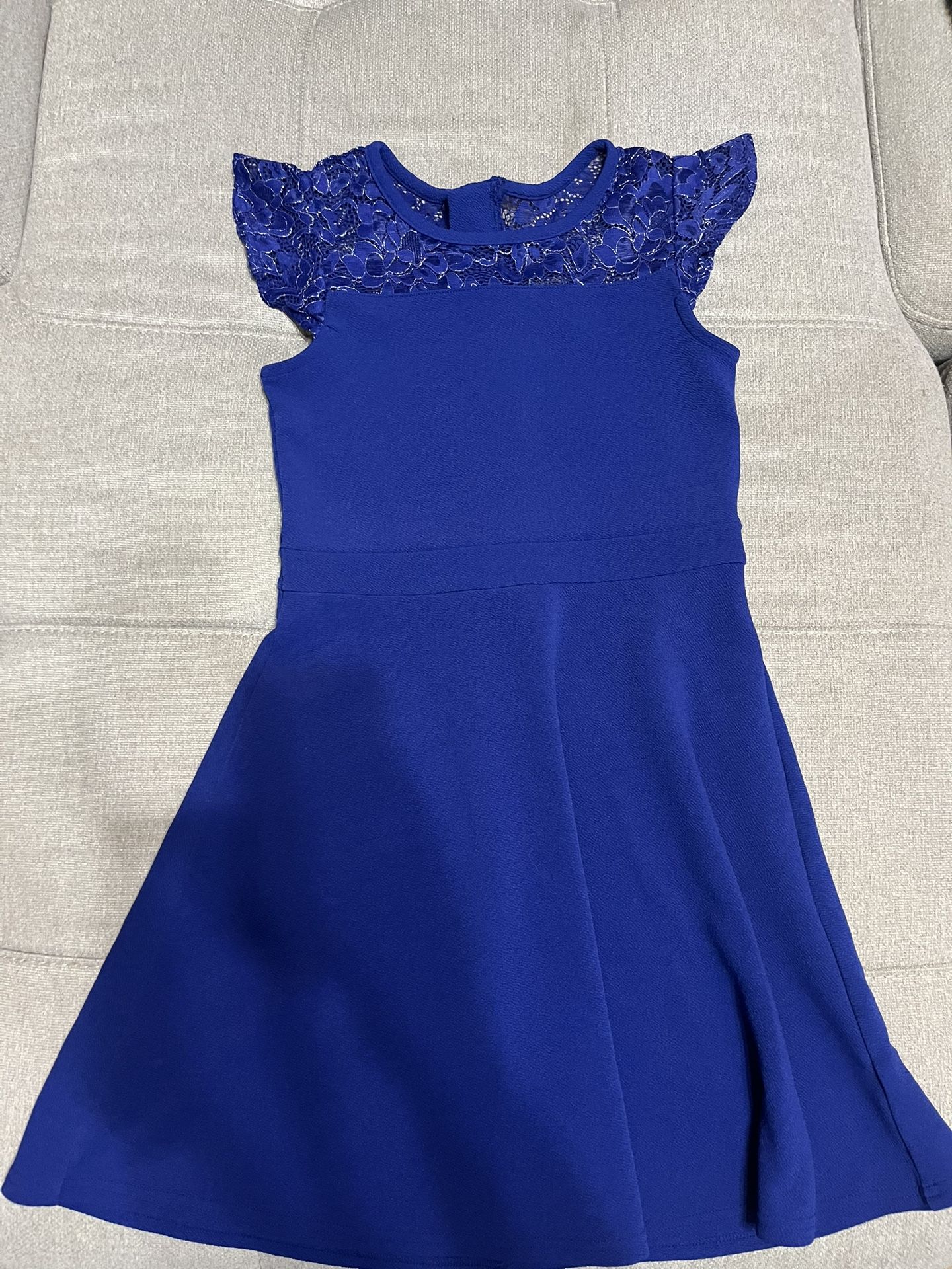 Girls Like New Dress And Shawl Size 10
