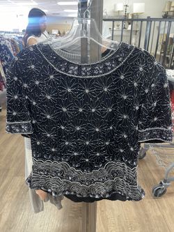 Vintage Beaded Top
