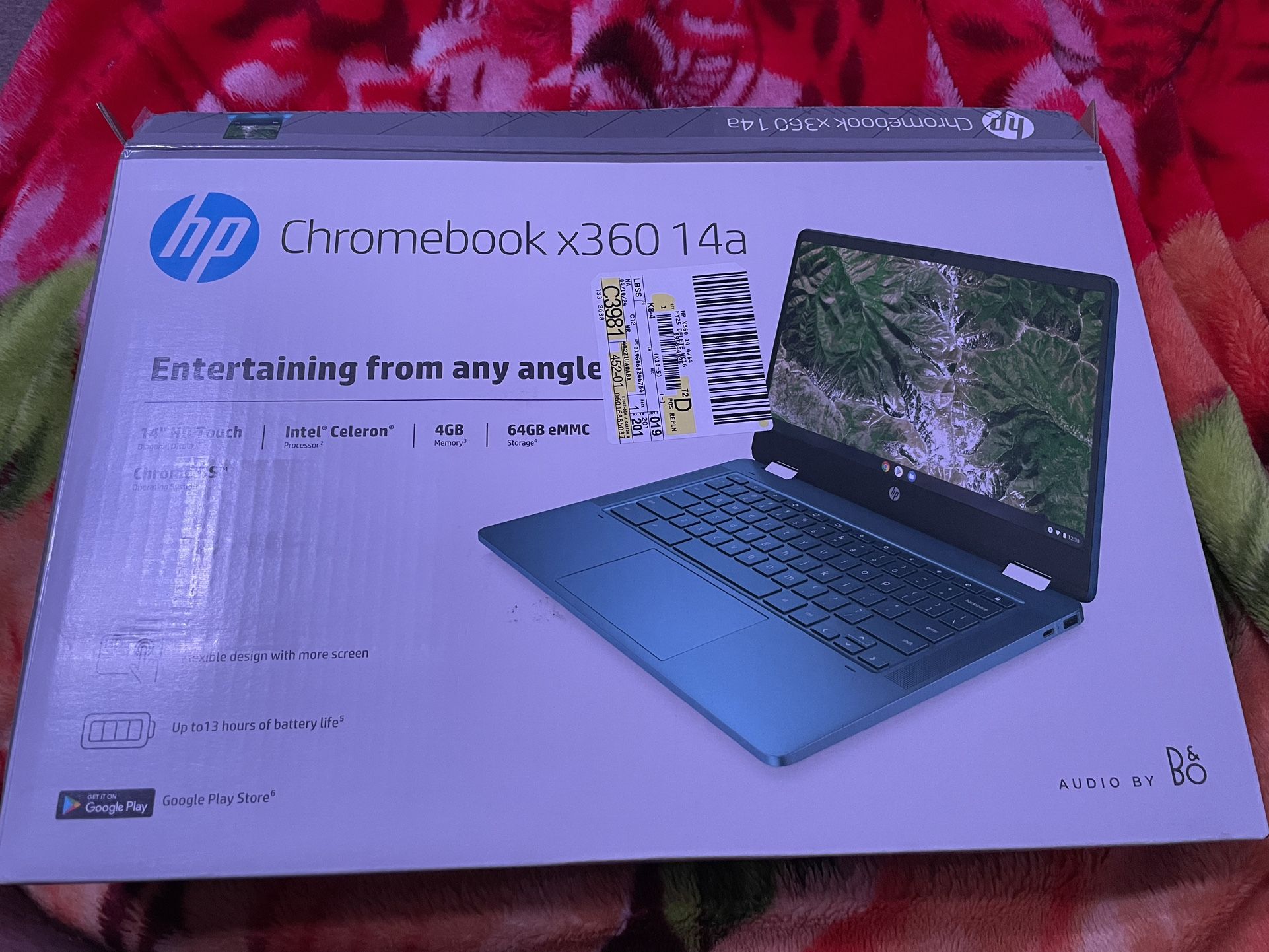 HP Chromebook x360 14a