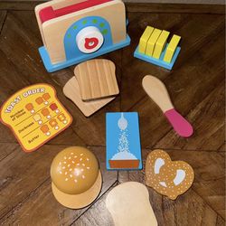 Melissa & Doug Toaster & grains set