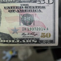 2006 $50 TOMBSTONE Note!