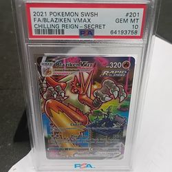2021 Blaziken PSA 10