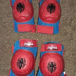 Boys Girls Spiderman Knee & Elbow Pads