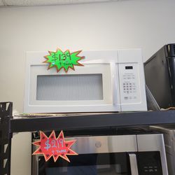 GE Microwave In Color White 