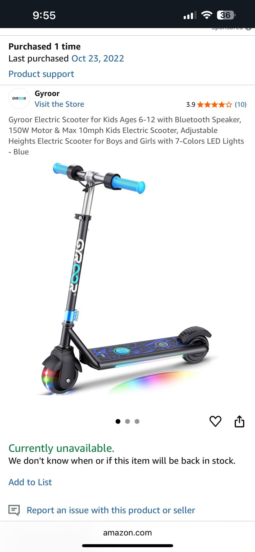 Electric Scooter 