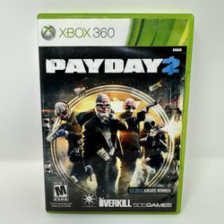Payday 2 Xbox 360 Microsoft Game PAL  Complete With Manual