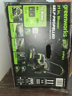 Greenworks 21 in. 80V Self-Propelled Lawn Mower