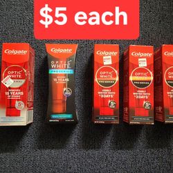 New Colgate Optic White Toothpastes 