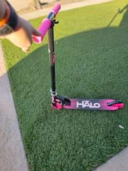 HALO Pink & Black Kick Scooter