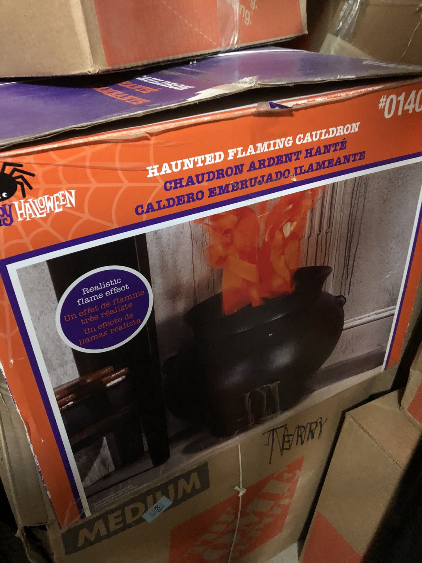 Halloween Cauldron deco