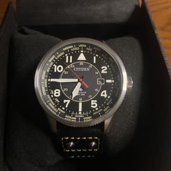 Citizen World Time Eco Drive Mens Watch 26 Time Zones Stainless Steel