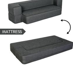 Foldable Sofa /Queen Size Mattress / Floor Couch All In One..amazon Price $299