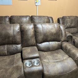Three Piece Recliner Set