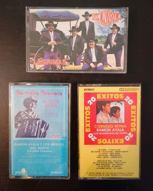 Vintage Ramón Ayala Cassette Tapes