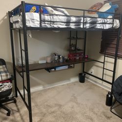 Loft Bed With Built-In Desk