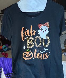 Fab Boo Lous Halloween Graphic T-Shirt and others and wigs  - $10 each
