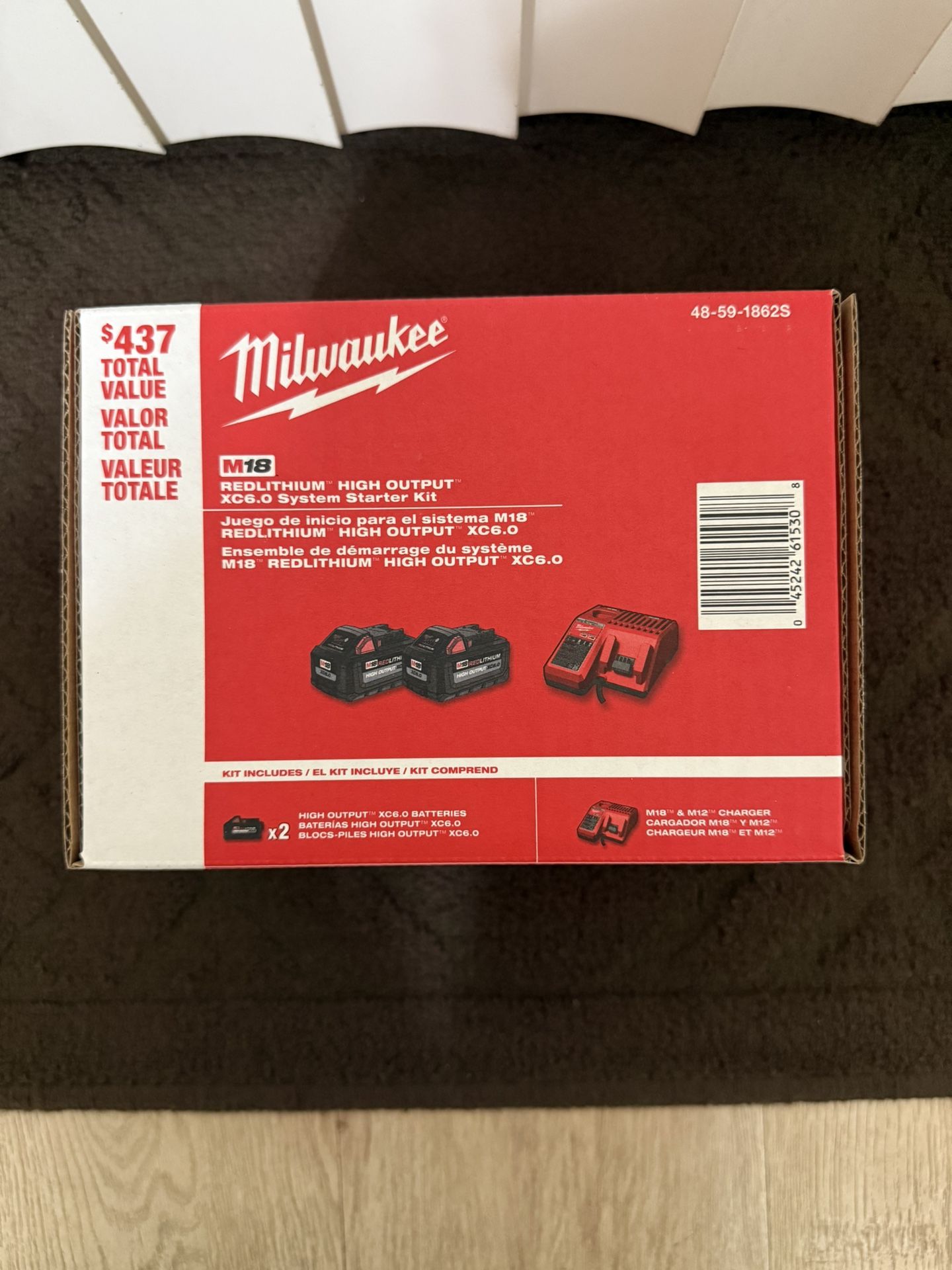 M18 18-Volt Lithium-Ion High Output Starter Kit with Two 6.0 Ah Battery and Charger