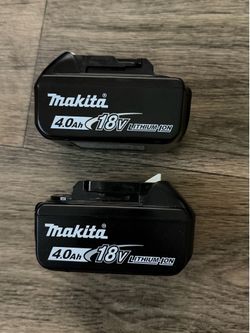 Marita 18V LXT Lithium-Ion High Capacity Battery Pack 4.0Ah with LED Charge Level Indicator (2-Pack)