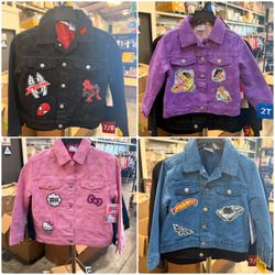 Kids Lined Denim Jackets Assorted Styles 2T-7/8 Brand New With Tags ONLY $11.99