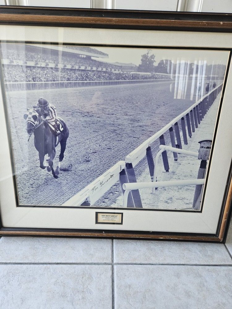Belmont Stakes Ron Turcotte Signed Photo