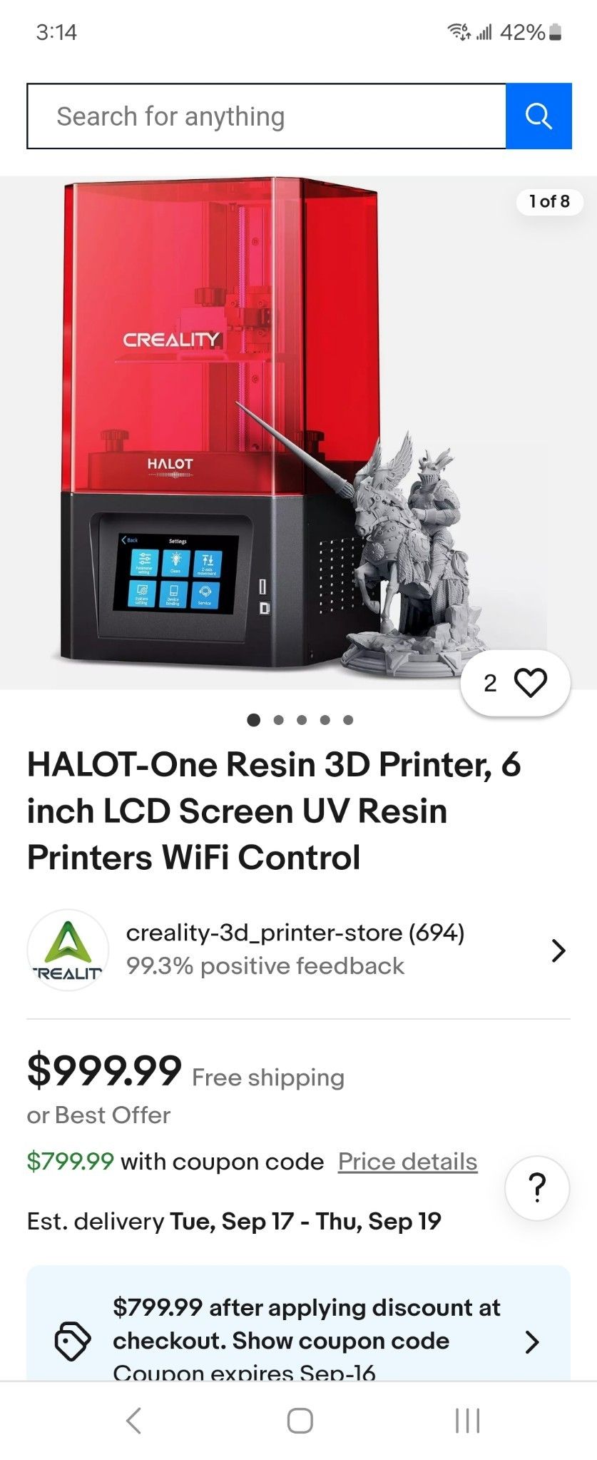 Resin 3-D Printer