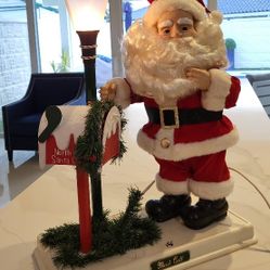 Christmas Santa at the Mail Box