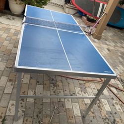 PRO SPIN Midsize Ping Pong Table | Foldable 