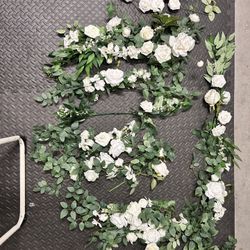 Artificial Roses - Wedding Decor- White - Boda 