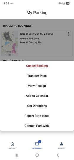 World Cup Los Angeles SOFI Stadium Parking 6/15/2027