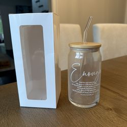 Glass With Straw 