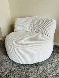 Beige Plush Seat