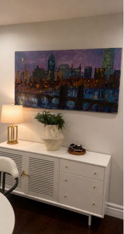 “La Dame au Jardin” — Original Parisian Romantic Portrait